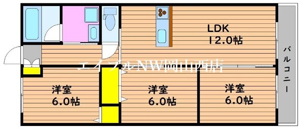 蔵用ハイツの物件間取画像